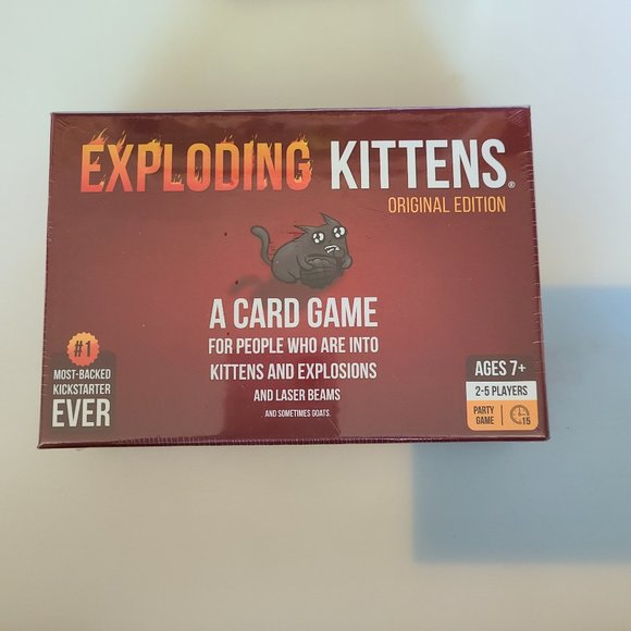 Exploding Kittens | Games | Exploding Kittens Card Game Sealed Box 22 ...